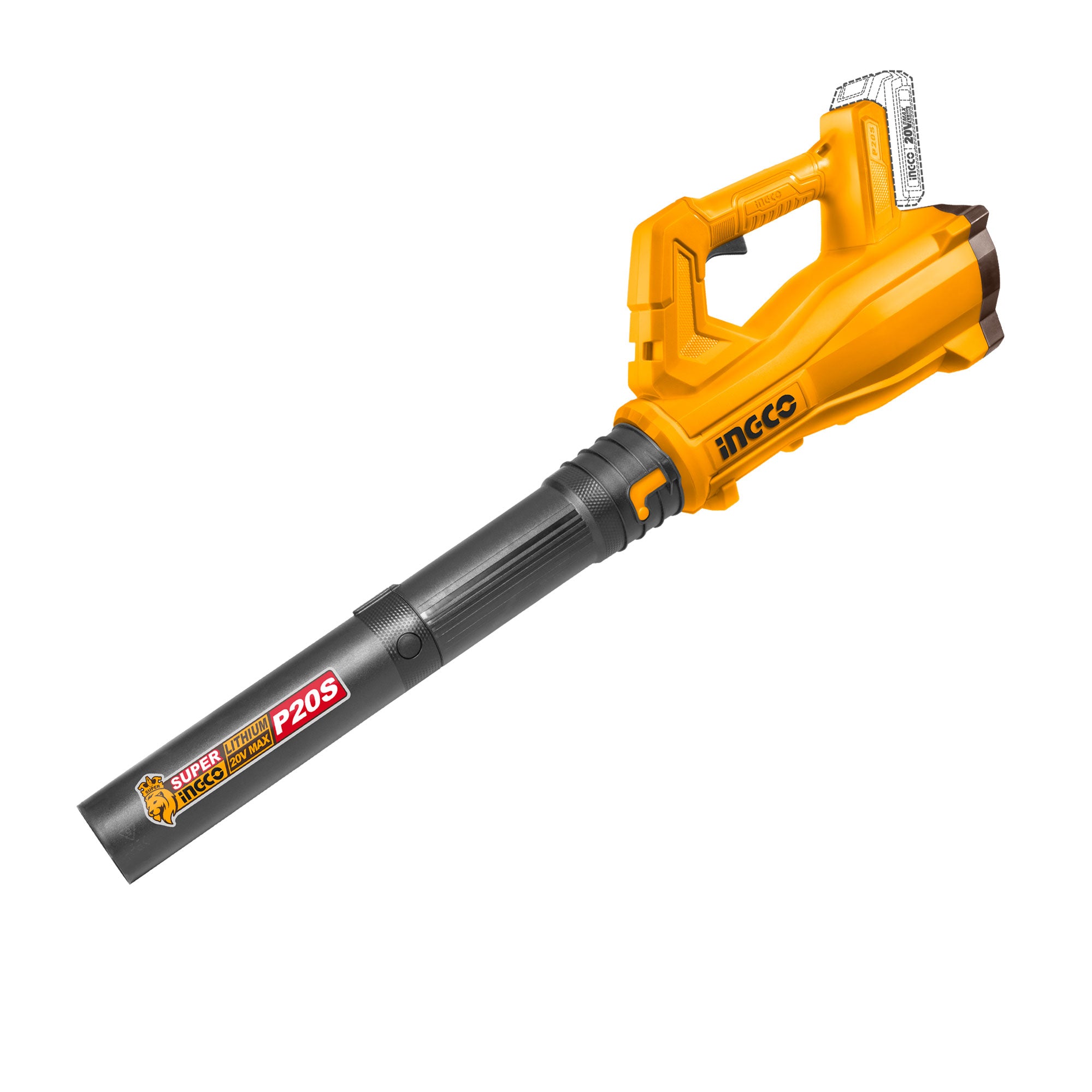 Blower 20V 15000Rpm Incluye 2 Baterias Y Cargador Ingco Ucabli203232