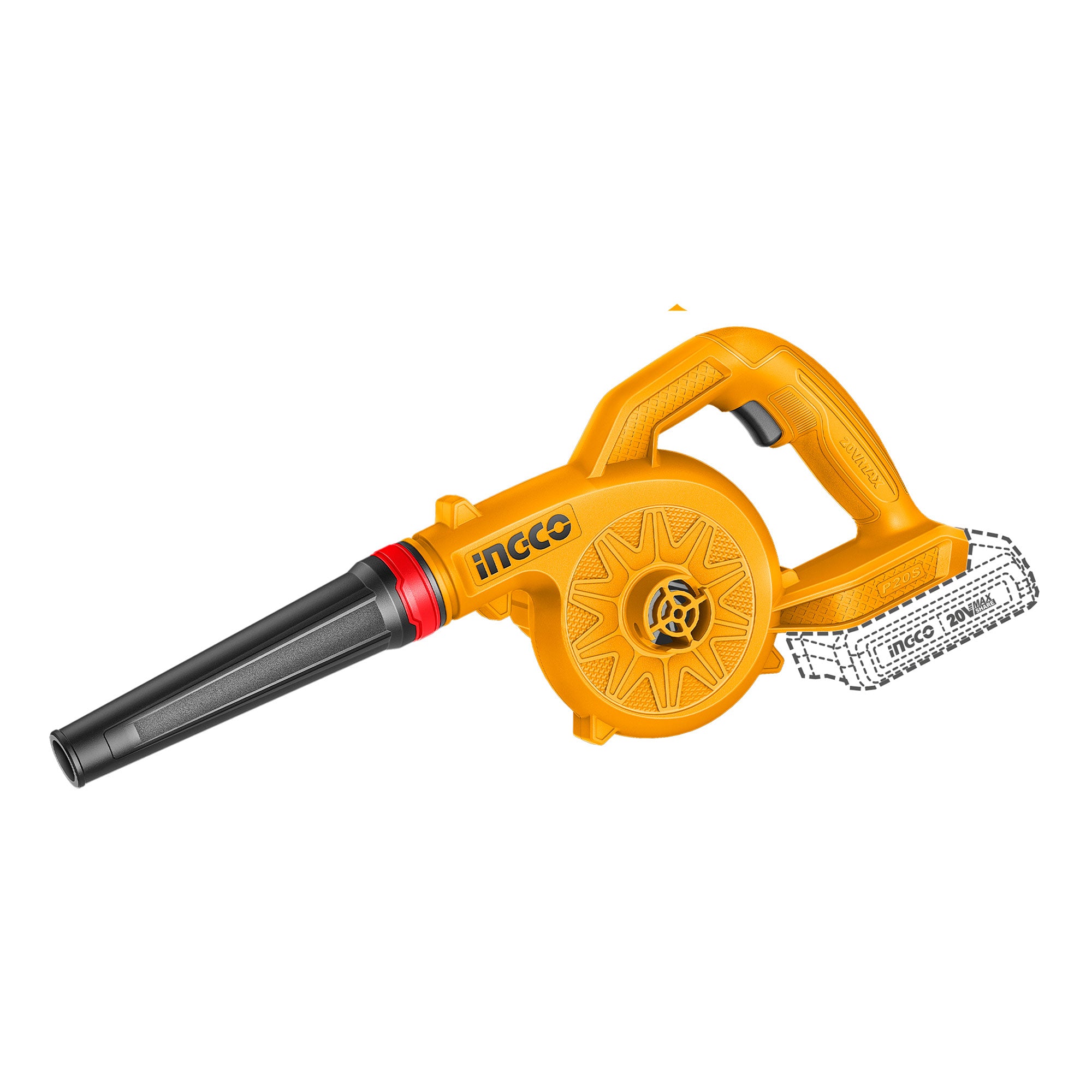 Soplador de Aire Inalámbrico INGCO 20V 18000RPM | UCABLI20782