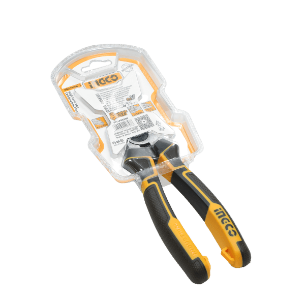 Alicate Combinación 8" INGCO Cr - V Mango TPR Bicolor HHCP28200 - MARKEMSTORE - Alicates