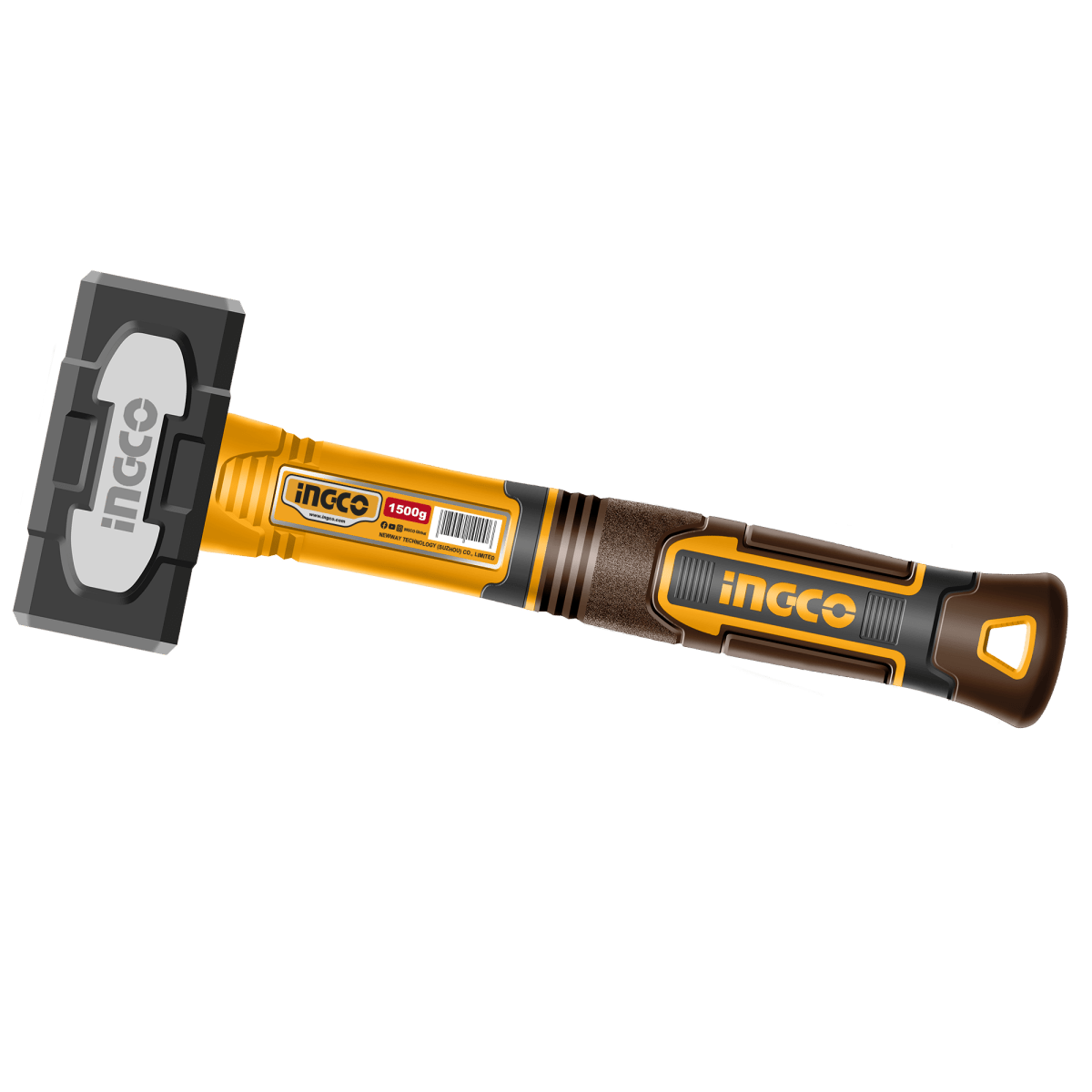 Martillo De Carpintero Ausonia De 400g Con Mango De Fibra De Vidrio De 39 Cm - Empuñadura Antideslizante Y Magnetizado