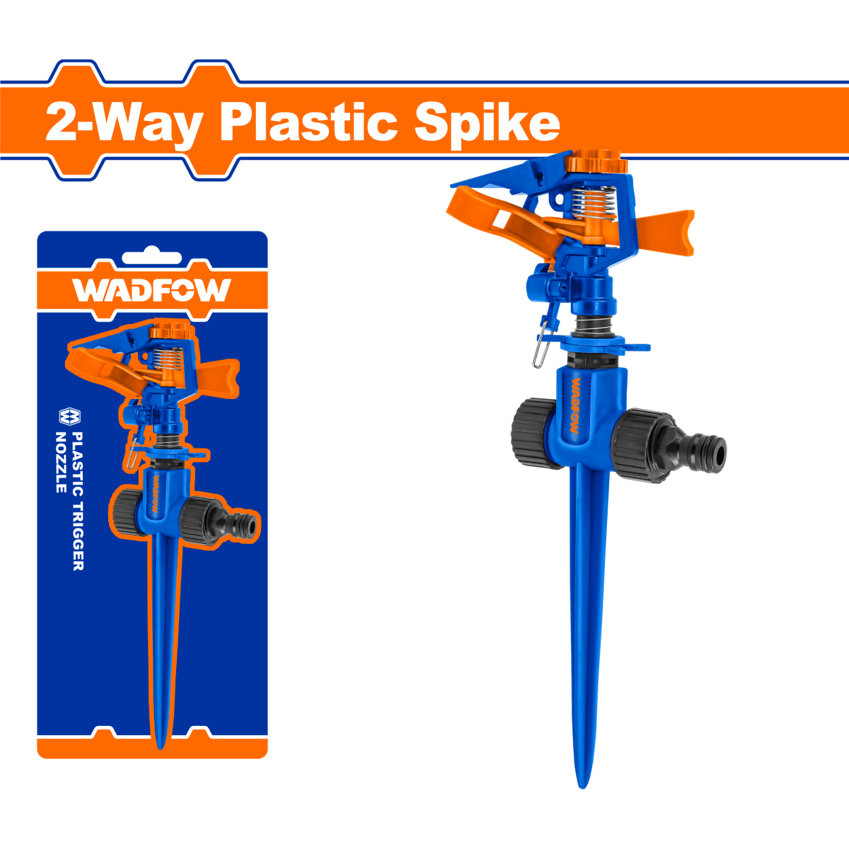 Aspersor Engranaje Automático Plástico 2 Vias WADFOW WNE3E34 - MARKEMSTORE -