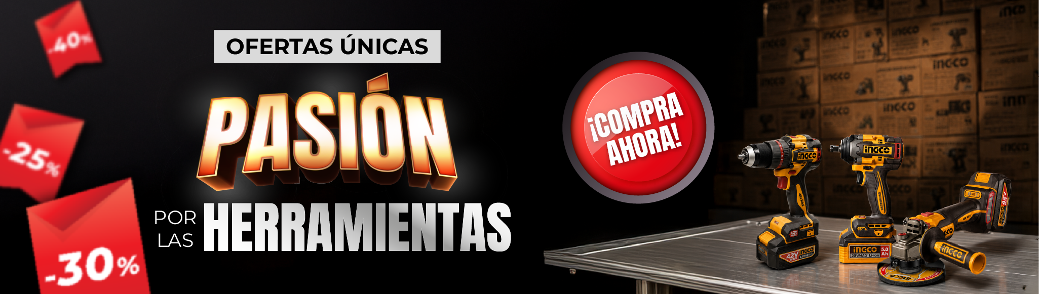 Herramientas eléctricas e inalámbricas en descuento - MARKEMSTORE
