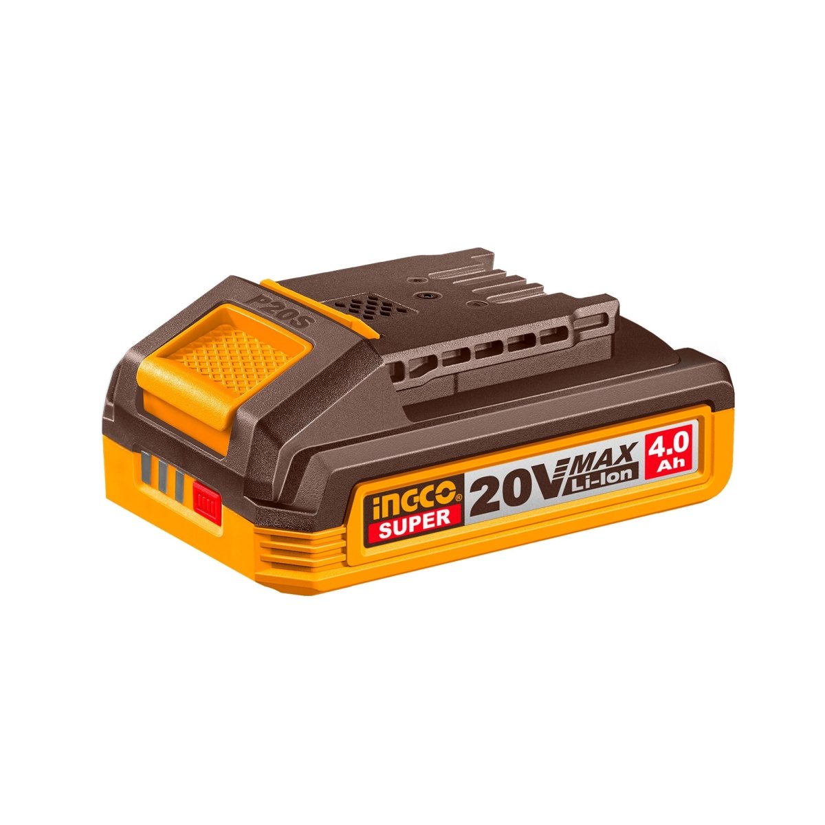 Batería Ion Litio 20V 4,0Ah Ingco FBLI2123 - MARKEMSTORE - Baterías y Cargadores