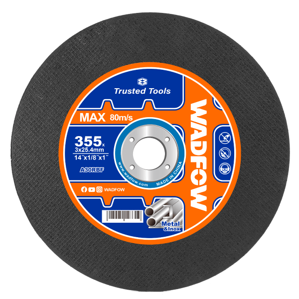 Disco de Corte para Metal 14" x 1/8" WADFOW Abrasivo l WAC9314 - MARKEMSTORE - Discos