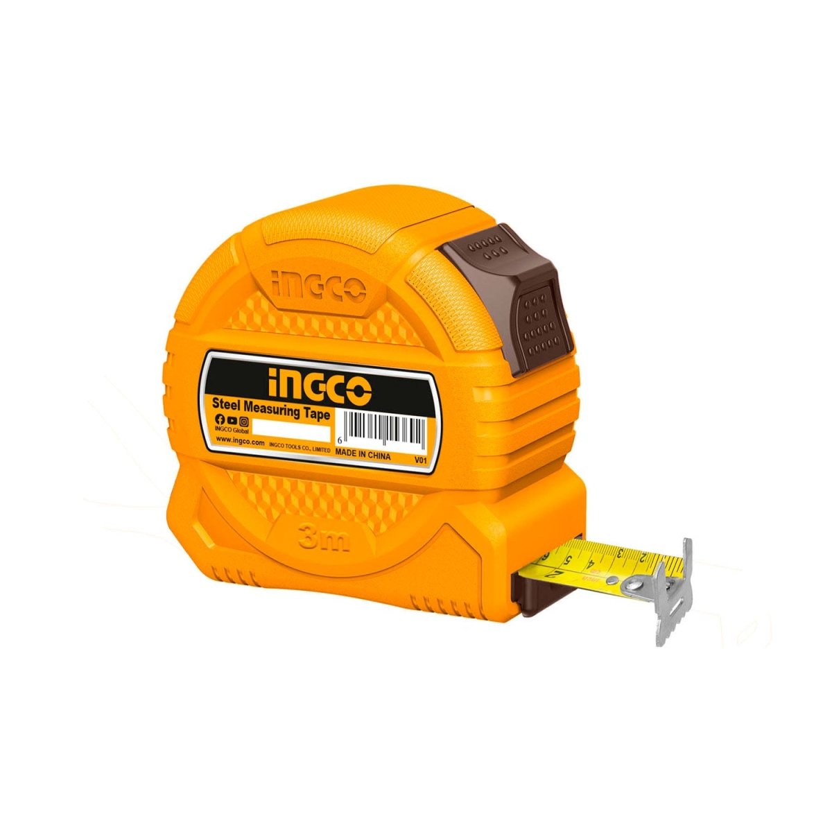 Flexometro 3mtsx16mm Mt/puLG Super Select Ingco Hsmt39316 - MARKEMSTORE - Cintas Métricas y Flexómetros