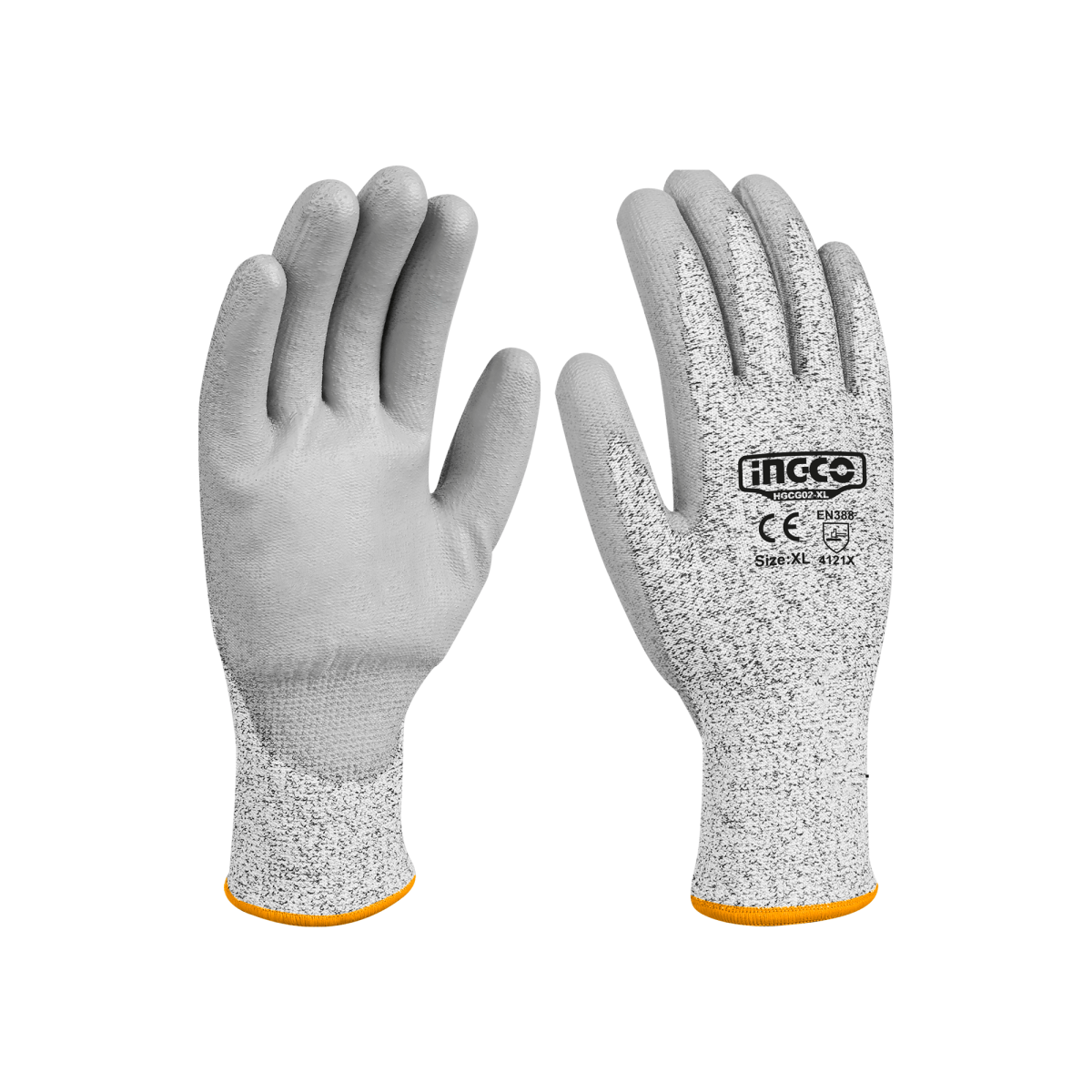Guantes Poliuretano Anti Corte INGCO HGCG02 - XL - MARKEMSTORE -