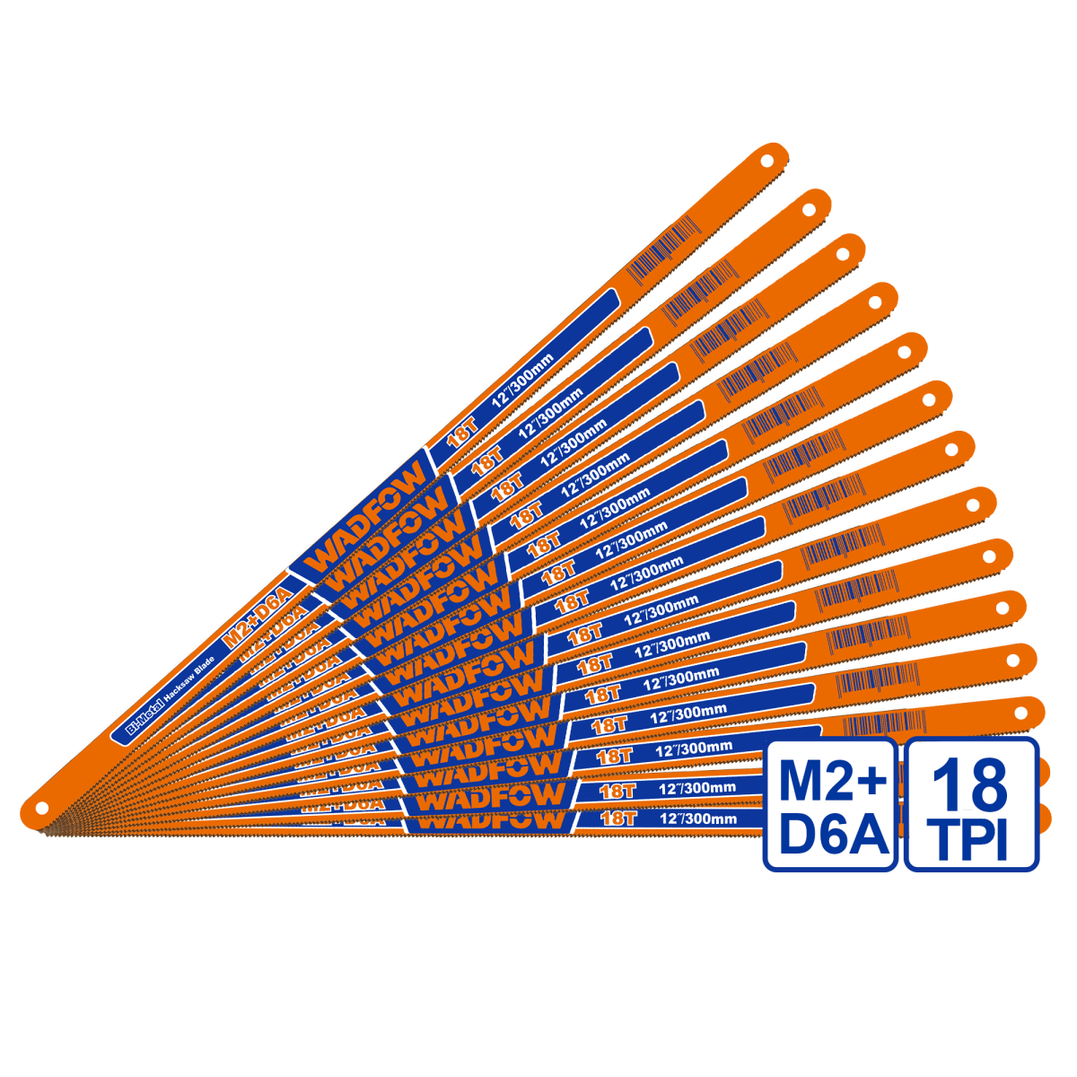 Hoja De Segueta Bi - Metal 18 Dientes 300mm WADFOW REF. WHB2H18 - MARKEMSTORE -