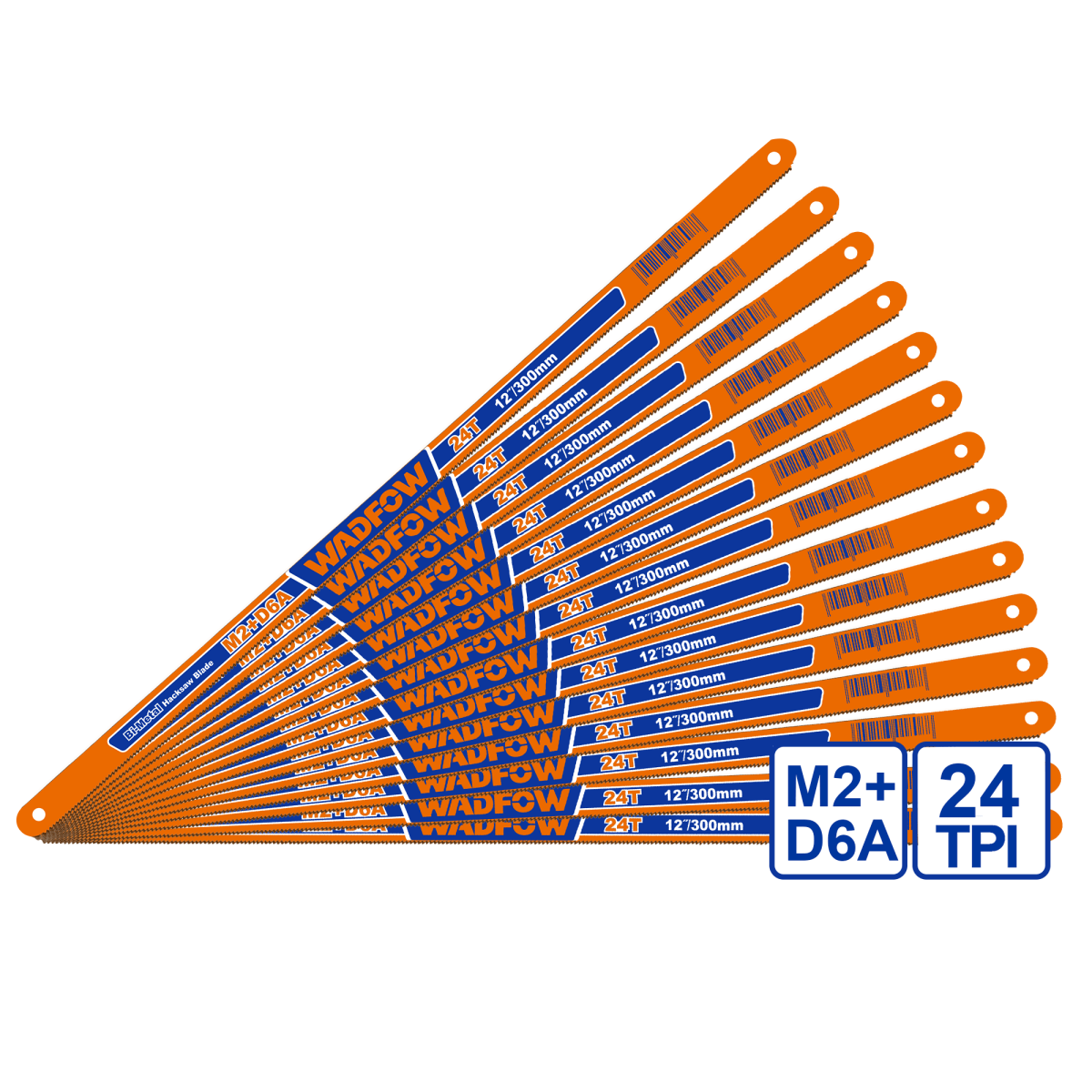 Hoja De Segueta Bi - Metal 24 Dientes 300mm WADFOW REF. WHB2H24 - MARKEMSTORE -