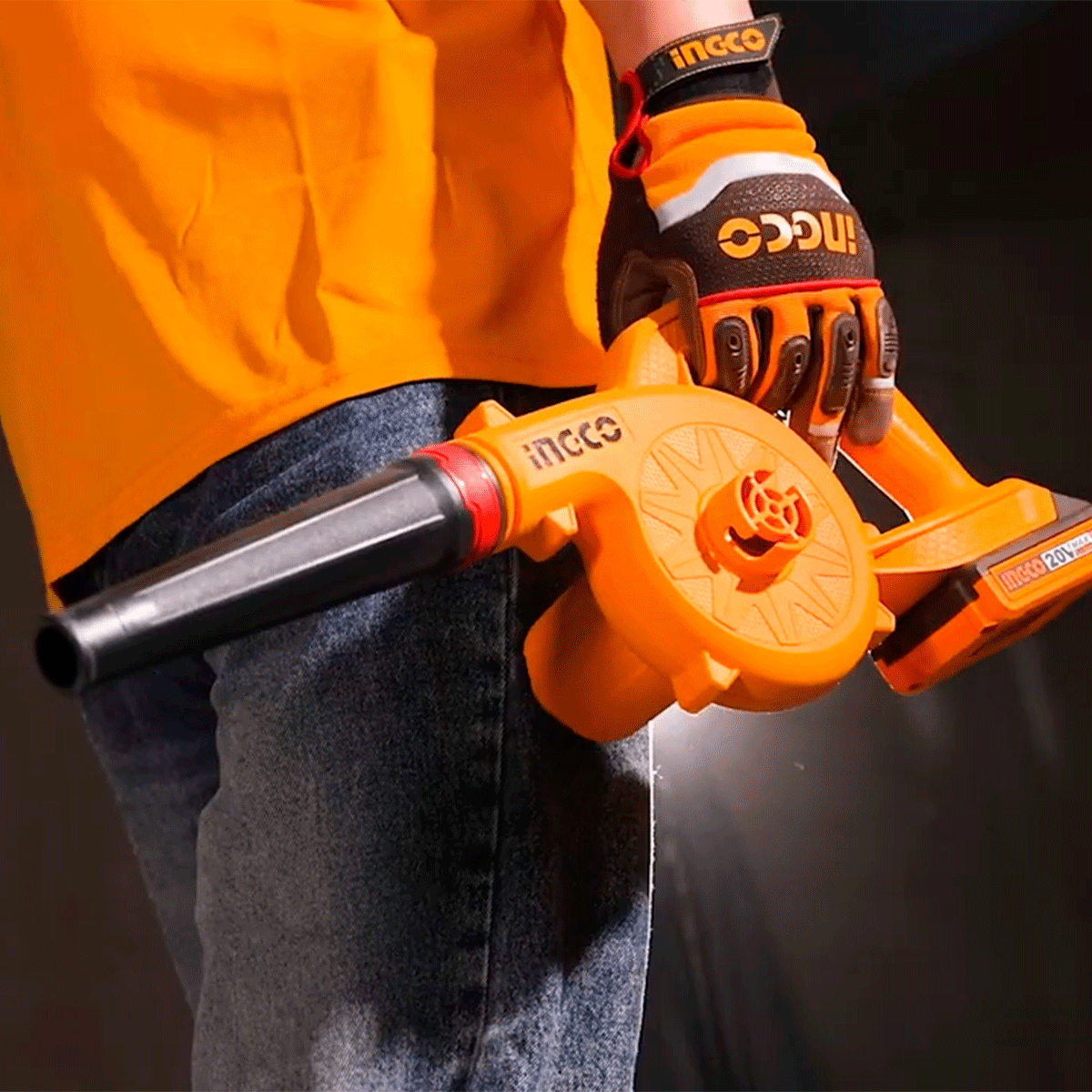 INGCO BLOWER 20V 18000RPM INCLUYE BATERIA Y CARGADOR UCABLI20781 - MARKEMSTORE - Pistolas y Sopladores