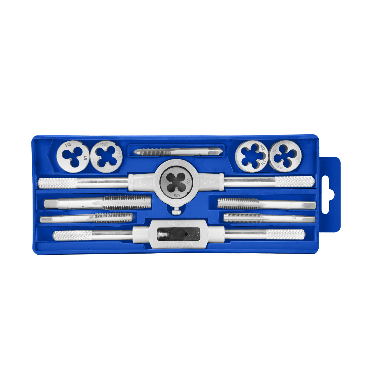 Juego Machos Para Rosca Mm 12Pcs Wadfow WAJ1L01 - MARKEMSTORE - Brocas