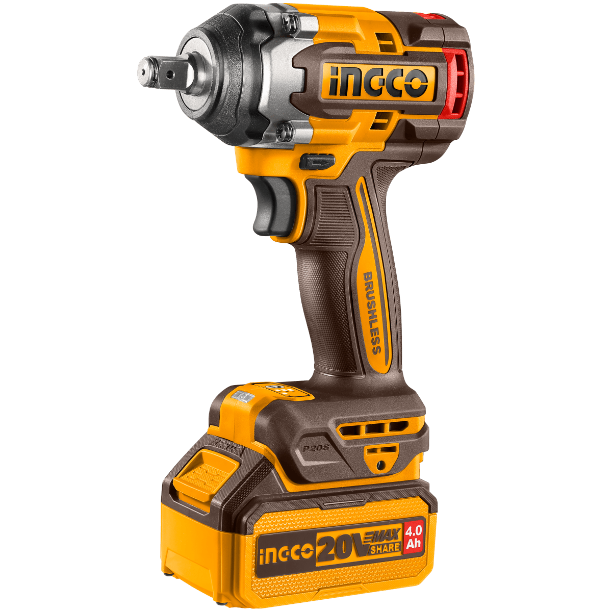 Llave De Impacto 20V M1/2 850Nm INGCO CIWLI20851 - MARKEMSTORE -