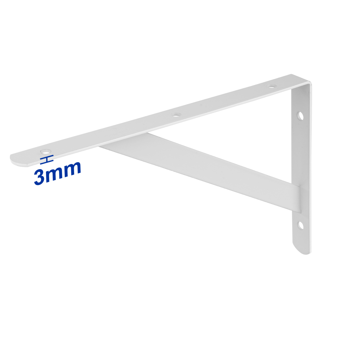 Pie Amigo Tp 40X25 cms (10X16 pulg) Blanco Esp.3mm Cap100Kg WADFOW REF. WZJ3340 - MARKEMSTORE -