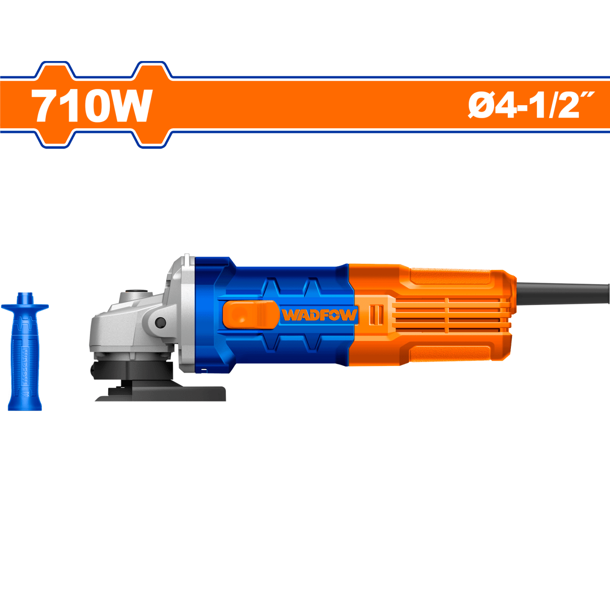 Pulidora 710W 4 - 1/2" 12000Rpm WADFOW REF. UWAG15761 - MARKEMSTORE -
