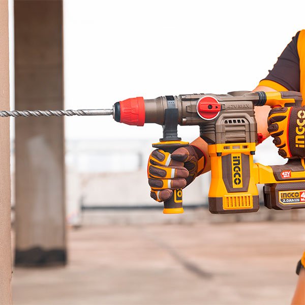 Rotomartillo INGCO 42V Brushless 4.5J + 2 Baterías 2.5Ah UCRHLI422882 - MARKEMSTORE - Rotomartillo