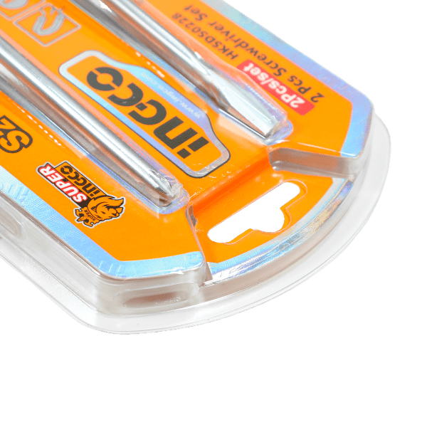 Set Destornilladores INGCO 2 Piezas Magnéticos S2 PH2 SL6.5 Mango Ergonómico HKSDS0228 - MARKEMSTORE - Destornillador