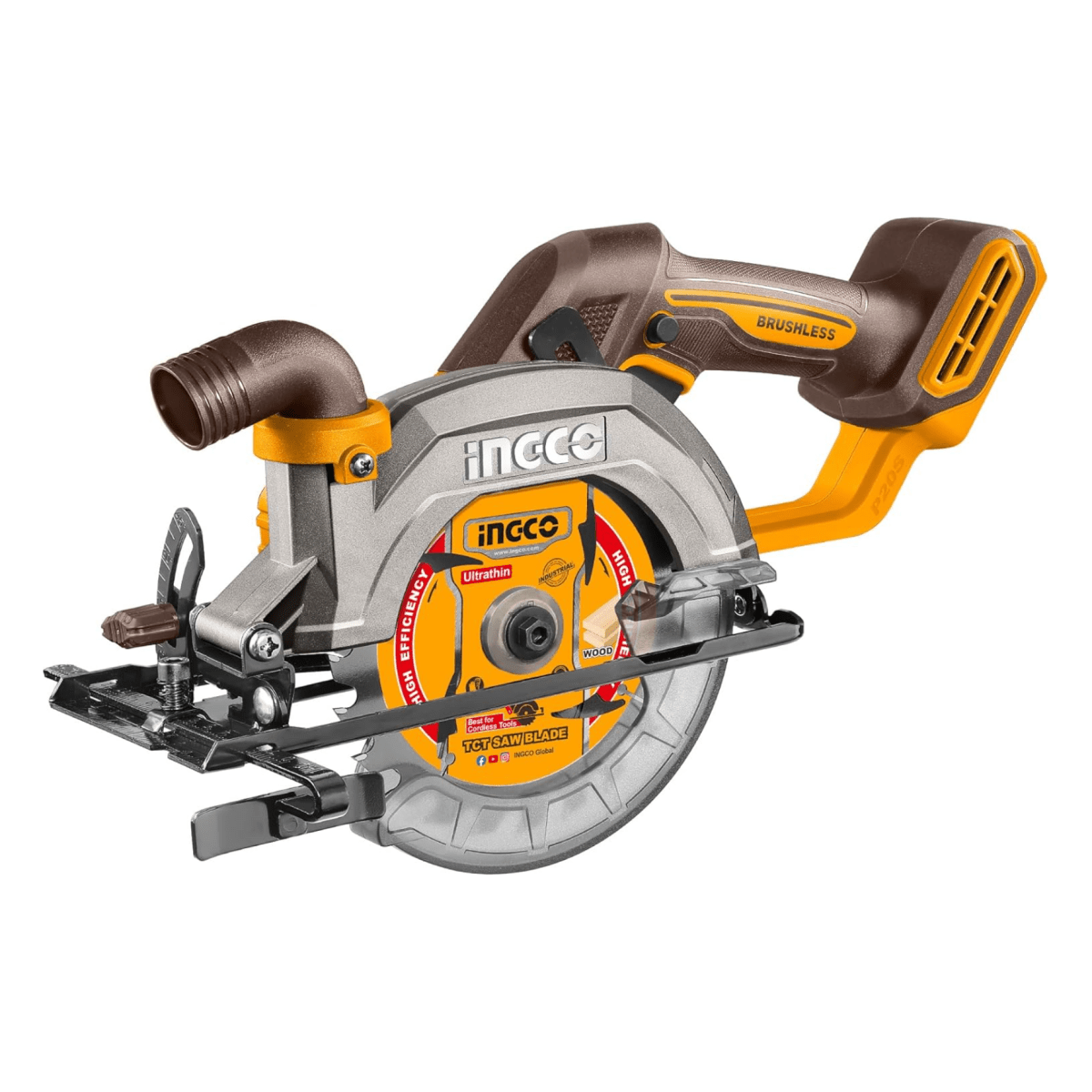 Sierra Circular 5 - 1/2 20V 6300Rpm Brushless Motor INGCO CSLI1402 - MARKEMSTORE - Sierras