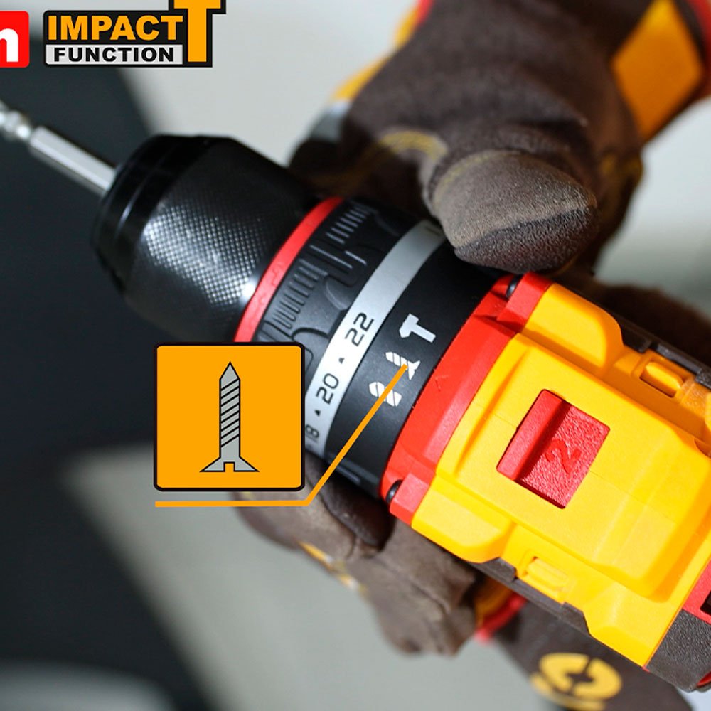 Taladro Inalámbrico de impacto INGCO 16V 66Nm UCIDLI166062 - MARKEMSTORE - Taladros