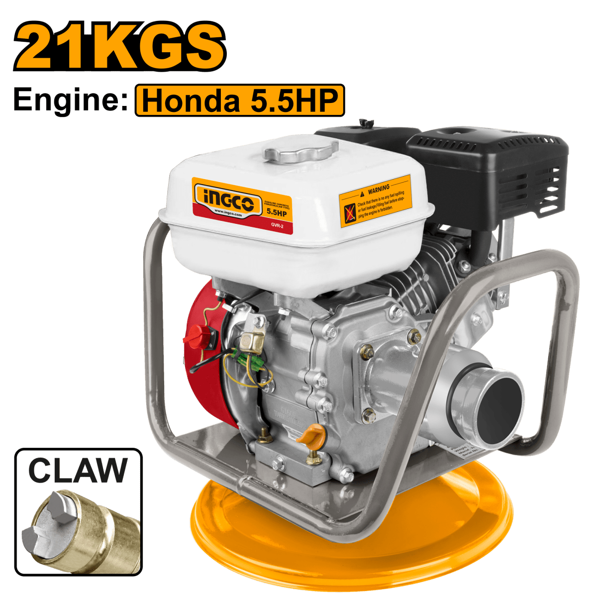 Vibrador A Gasolina Motor Honda 5,5Hp Ingco Gvr-1 - MARKEMSTORE - Herramientas a Gasolina