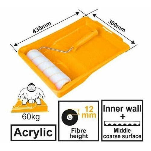 Bandeja Y Rodillo 9 Pulgadas En Set Marca Ingco Hktcb032301 - MARKEMSTORE - Ferreteria