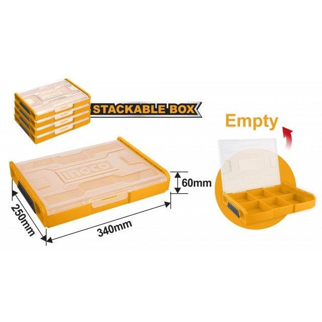 Caja Herramientas Plastica Apilable Ingco Hktv01 - MARKEMSTORE - Multiherramientas