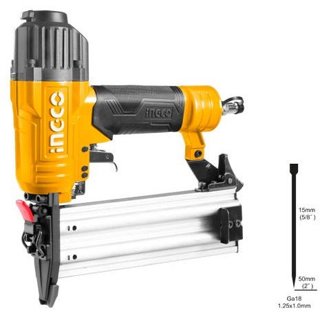 Clavadora Clavos 15 - 50Mm Ga18 1.25X1Mm Presión 0.5 - 0.7Mpa Ingco ABN15501 - MARKEMSTORE -
