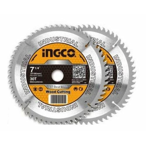 Disco Sierra Madera 7 1/4 30d INGCO Tsb118510 set 2PZS - MARKEMSTORE - Accesorios para Sierra