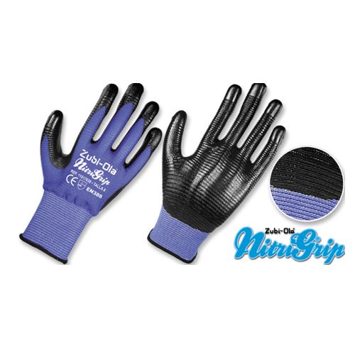 Guantes de Seguridad Nylon Texturado Recubiertos En Nitrilo 11917038 - MARKEMSTORE - guantes