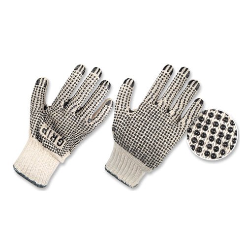 Guantes Hilaza Algodón Puntos Pvc 2 Caras 19800111 - MARKEMSTORE -
