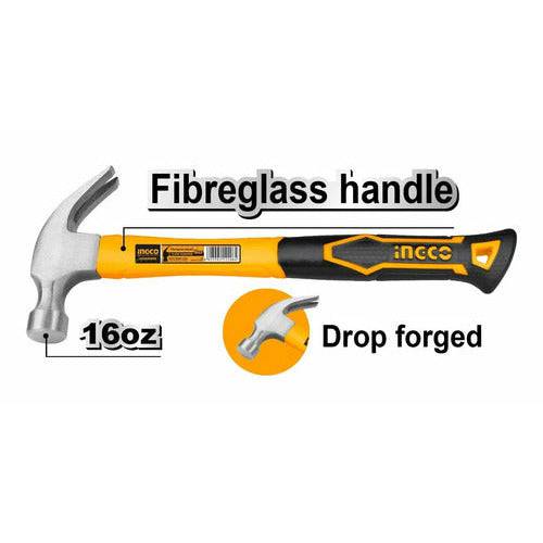 Martillo De Uña 16oz INGCO HCH80816 - MARKEMSTORE -