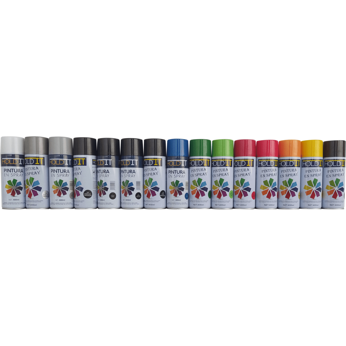 Pintura en Aerosol Multiusos 400ML Hold It1