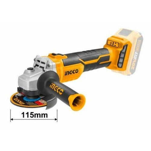 Pulidora Inalambrica Ionlitio 20v 4 1/2 9000rpm INGCO UCAGLI1152 - MARKEMSTORE - Pulidoras