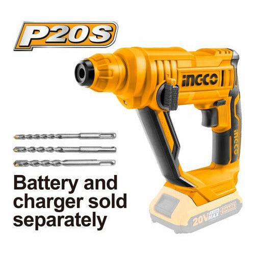 Rotomartillo Inalambrico 900rpm INGCO CRHLI1601 - MARKEMSTORE - Rotomartillo