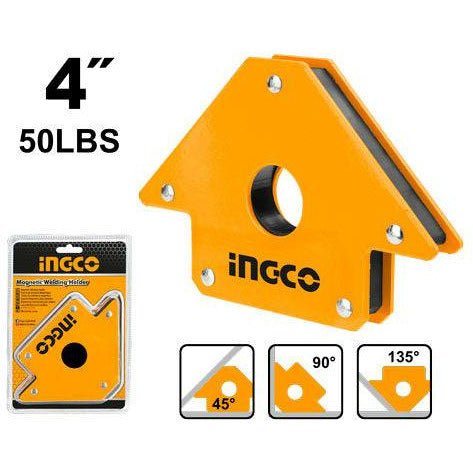 soporte magnetico soldadura 4" INGCO Amwh50041 - MARKEMSTORE - Soldadores