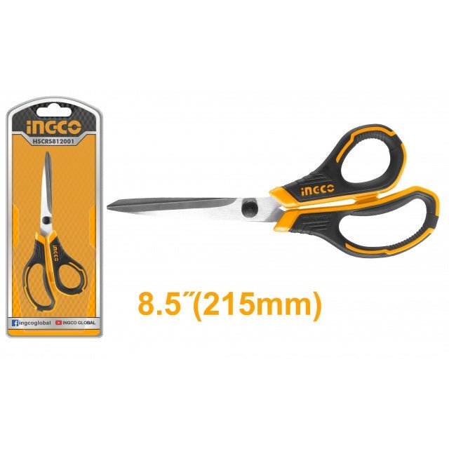 Tijera Multiusos 8.5 Espesor Cuchilla 2.5mm Ingco HSCRS812001 - MARKEMSTORE - Tijeras