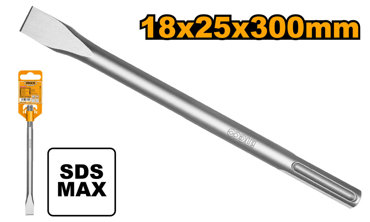 Cincel Sds Max De Pala 18X300X25mm Ingco DBC0222801