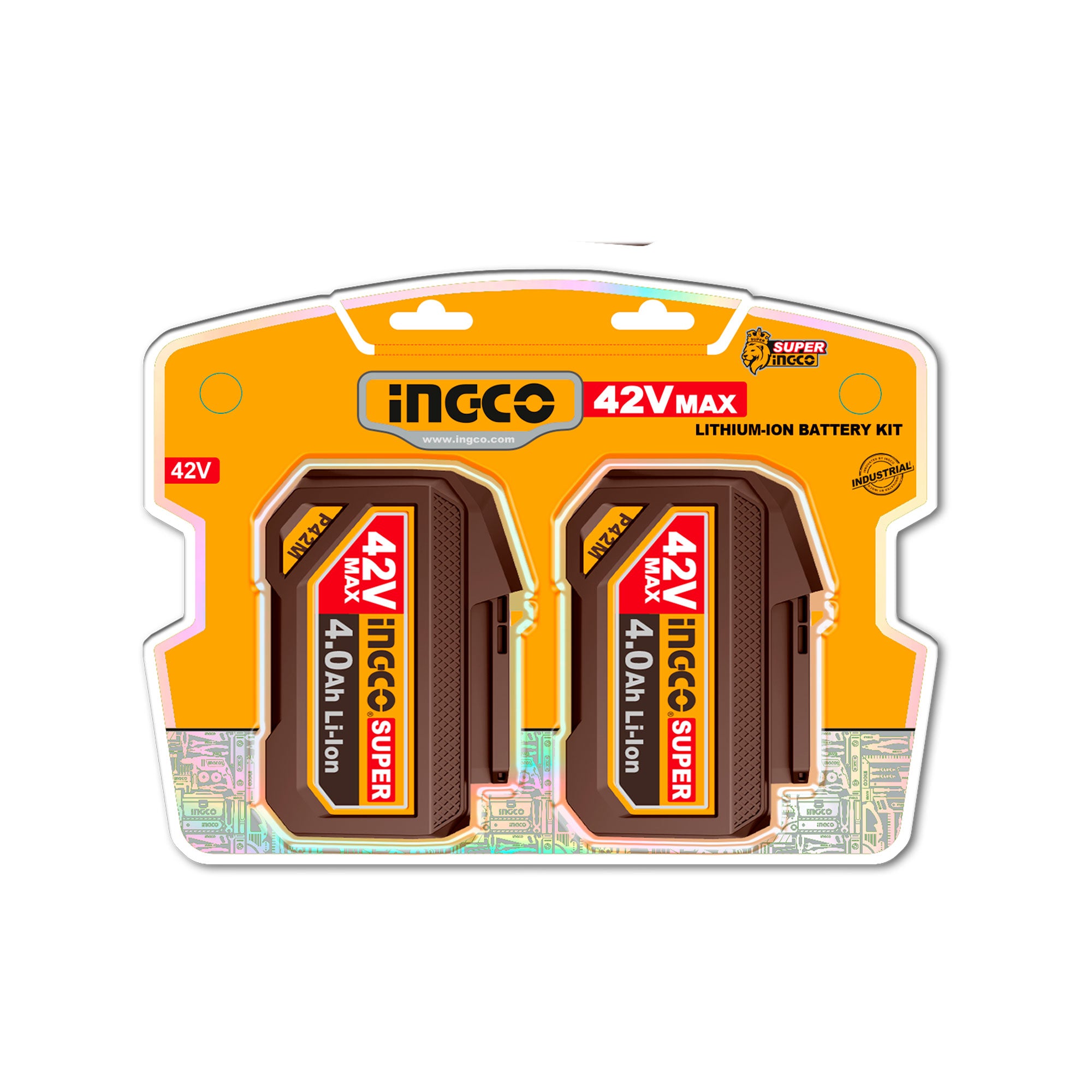 Set 2 Bateria Ion Litio 42V 4,0Ah Ingco FBPM4026