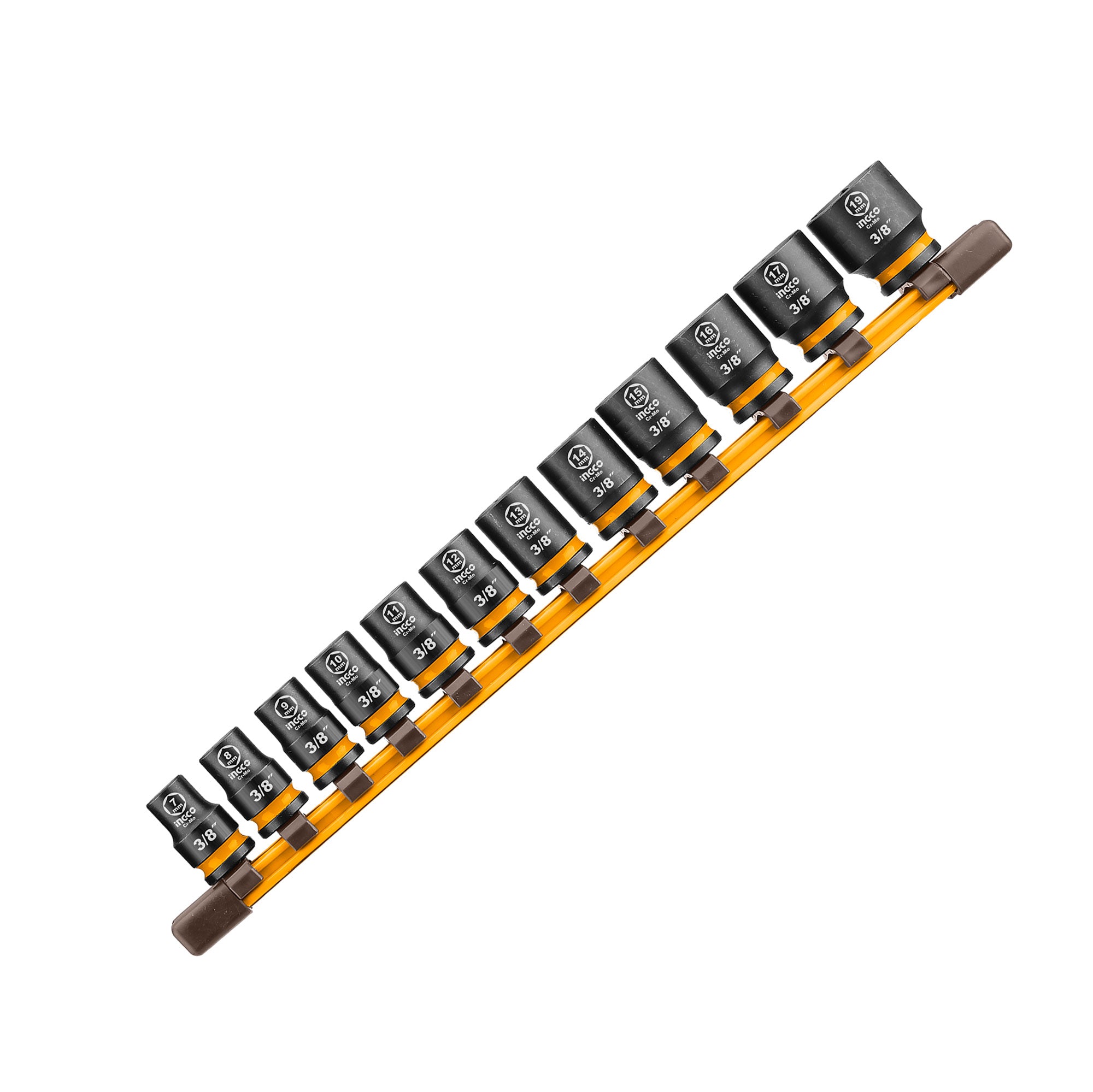 Set Dados Impacto 12Pcs M3/8 Ingco HKISSD38126