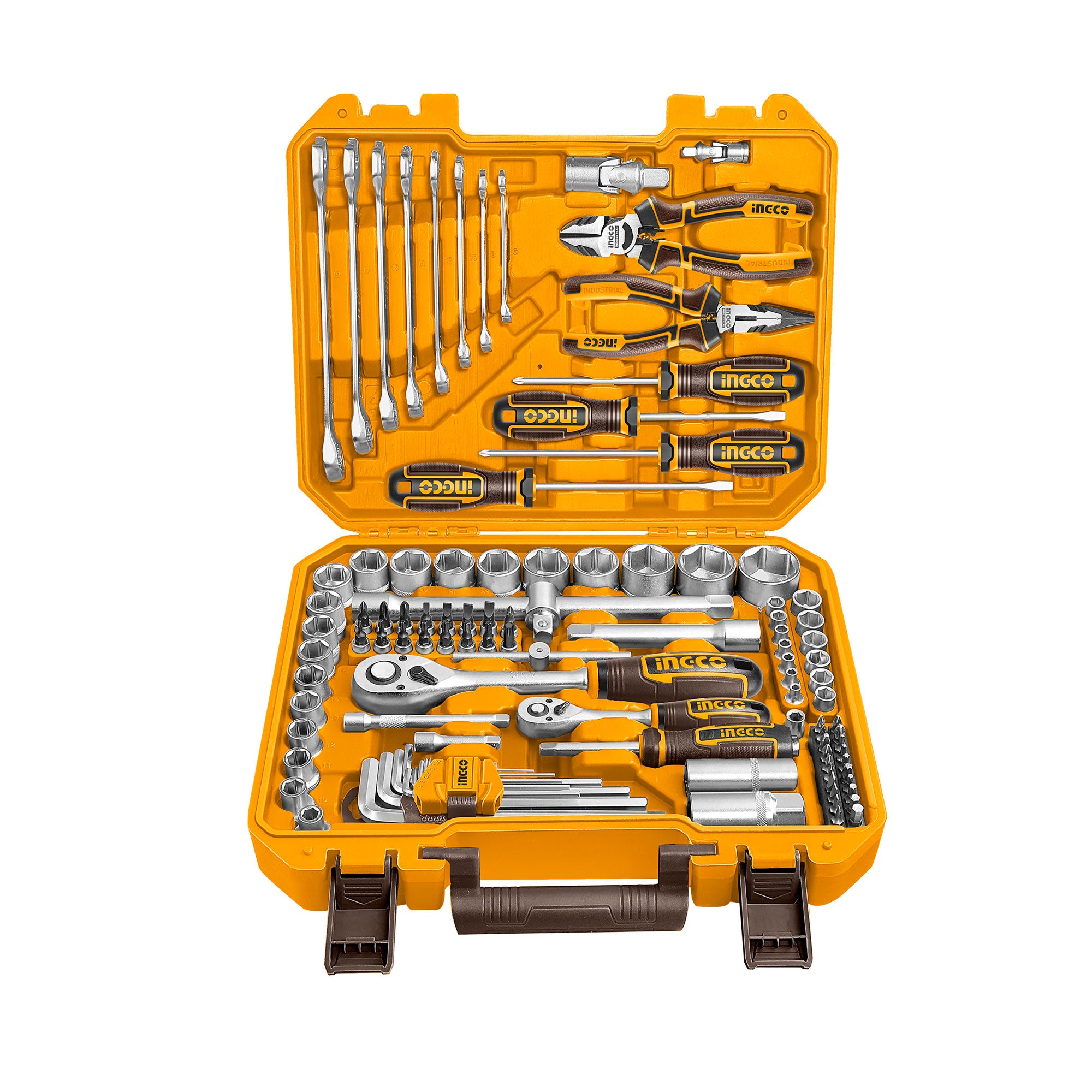Set Herramienta Manual 105 Pcs Ingco HKTHP51058
