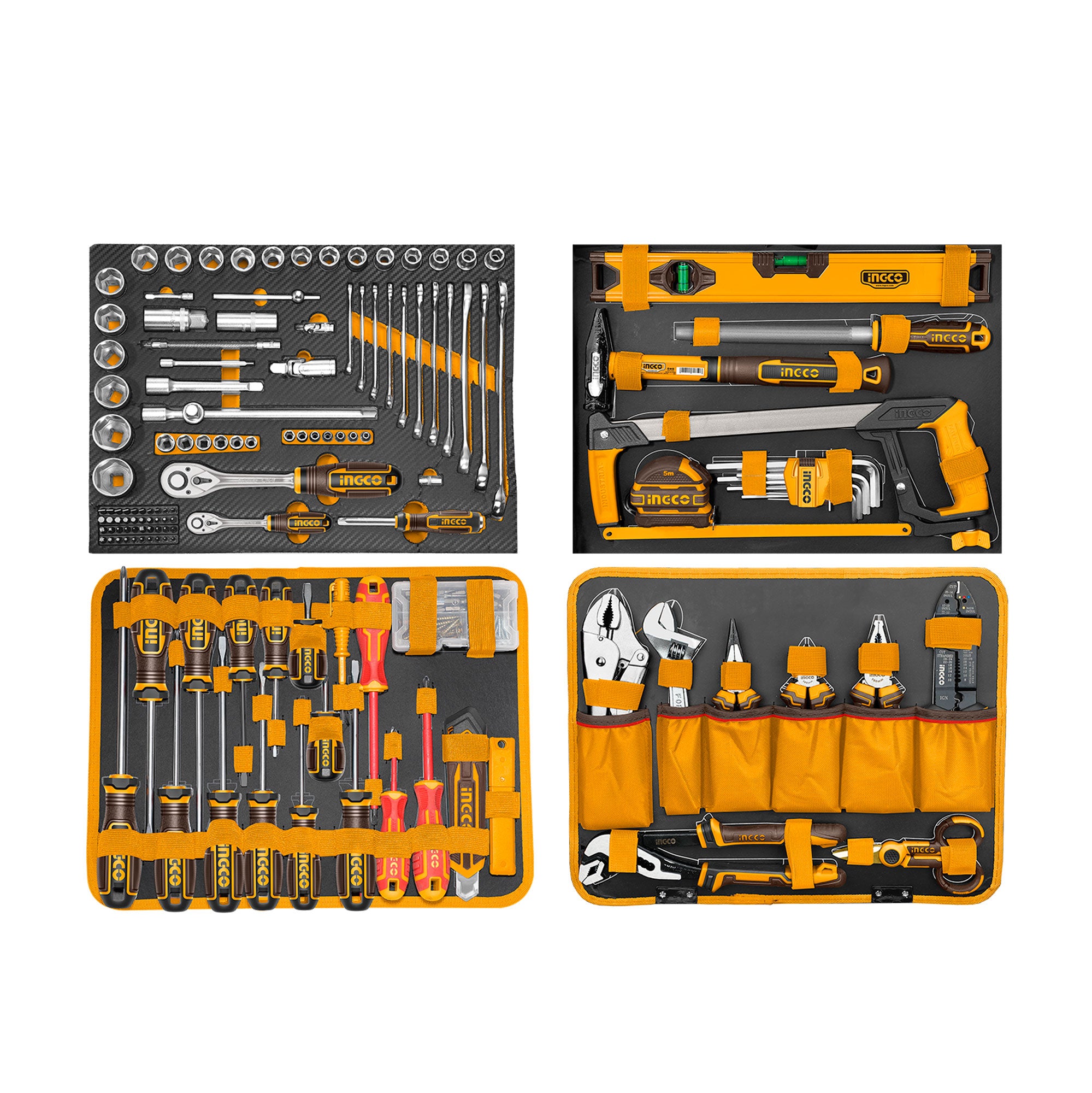 Set Herramienta Manual 228Pcs Ingco  Hkthp52288