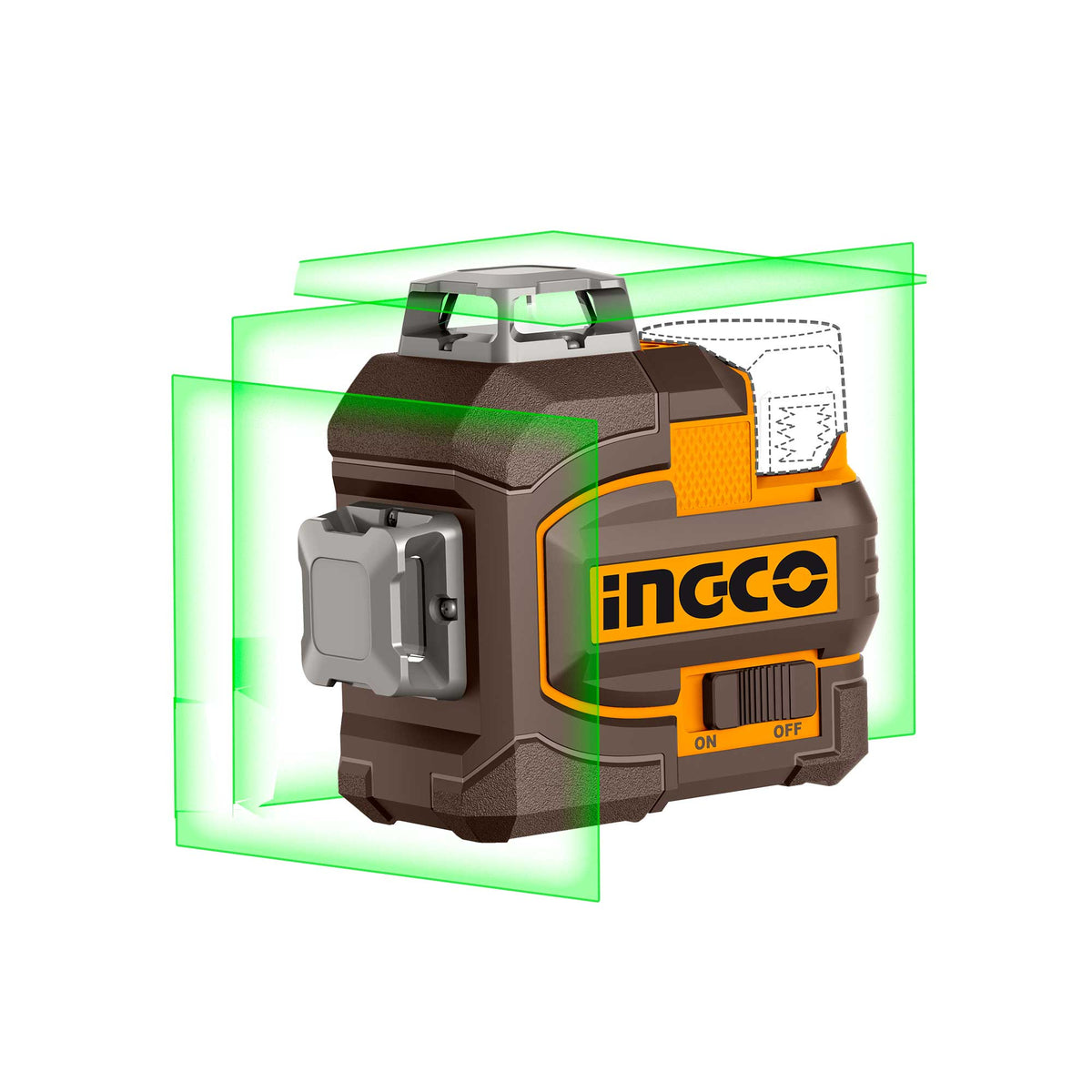 Nivel Laser 3D Linea Verde Clase con Accesorios INGCO Hll301205