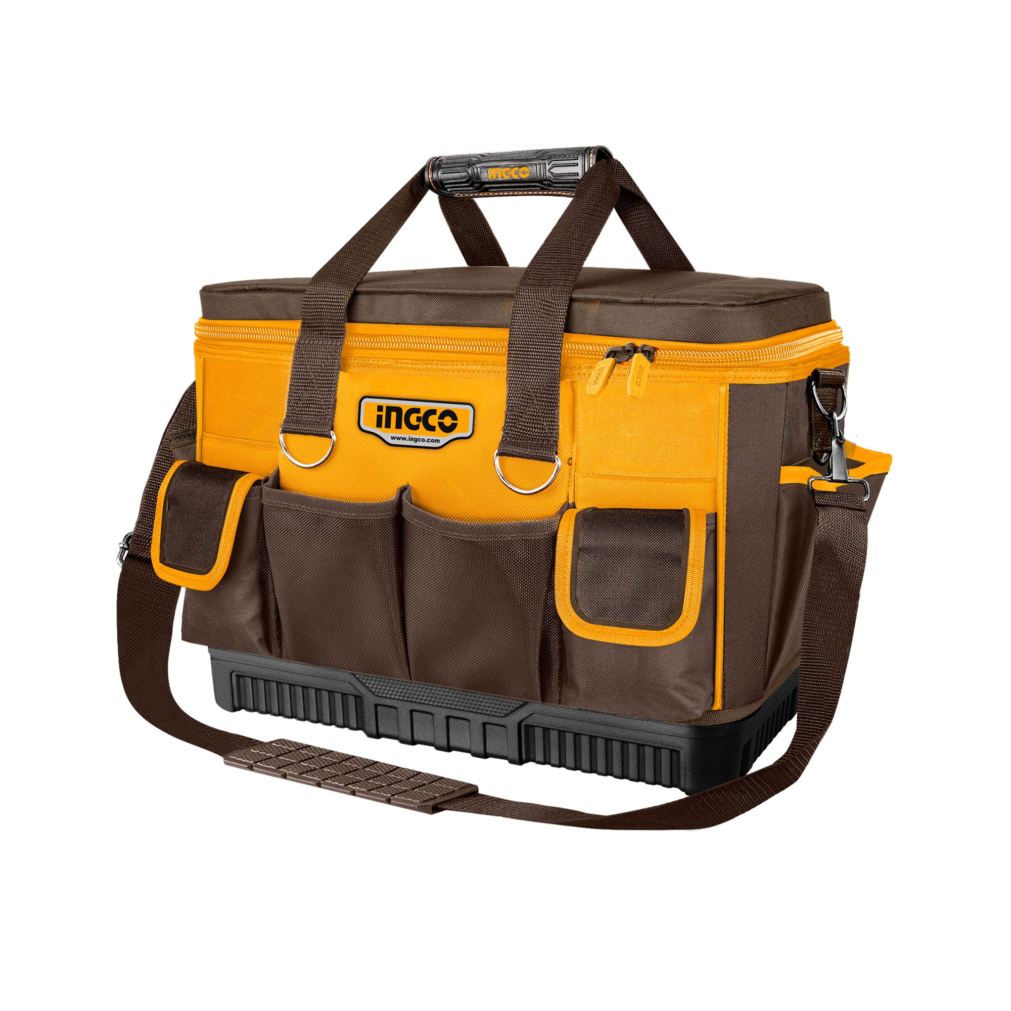 Maleta para Herramientas INGCO 16" 46x23x33cm 25 Bolsillos 20kg HTBG10