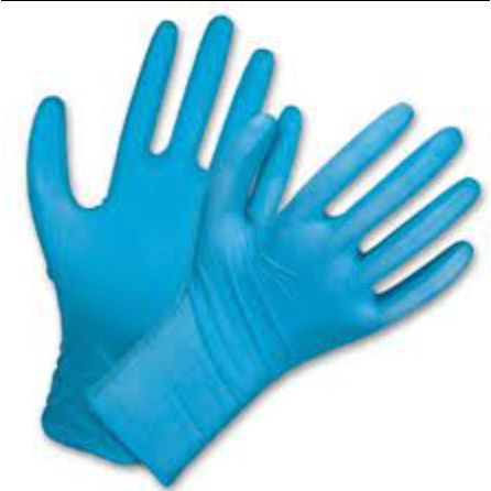 Guantes Nitrilo Azul Para Uso General T-M Paq X 100 Und 11931010