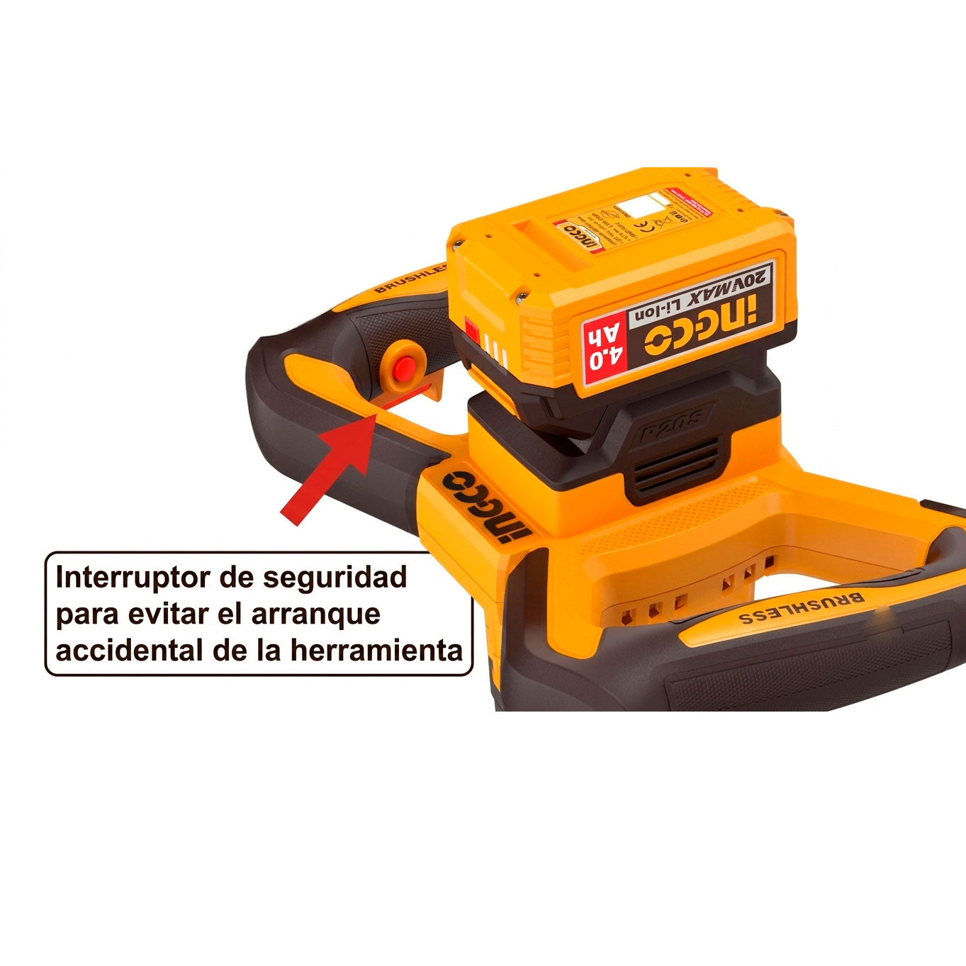 Mezcladora de Pintura y Concreto Inalámbrica INGCO 20V 800RPM UMXLI20162