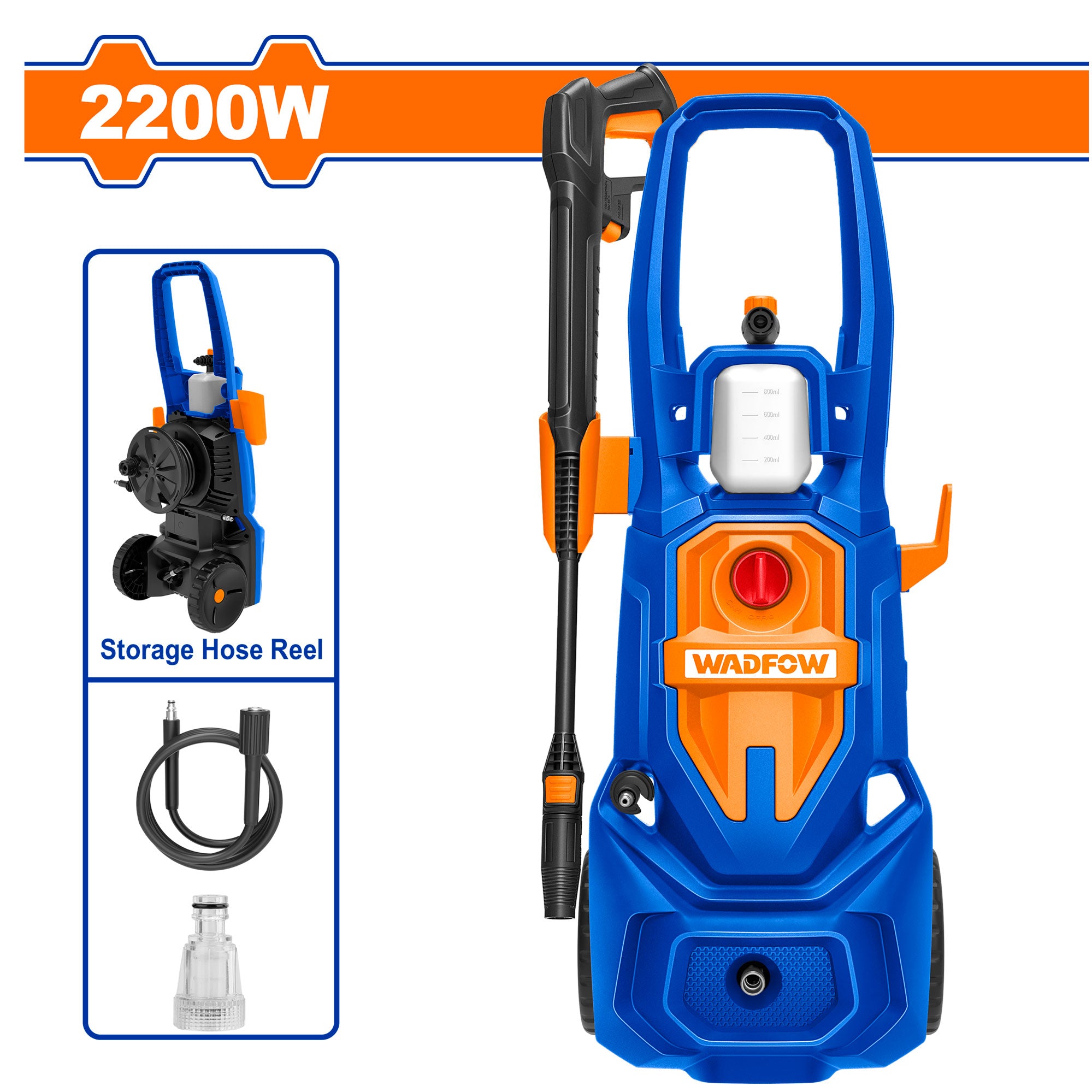 Hidrolavadora Alta Presión 110V 2200W 2320Psi 6L/Min UWHP3A22