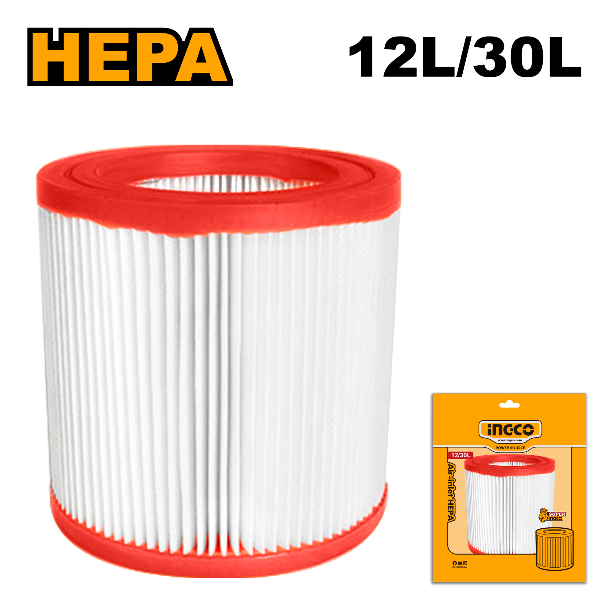 Filtro Aspiradora F8 INGCO VCAIHP02 - MARKEMSTORE