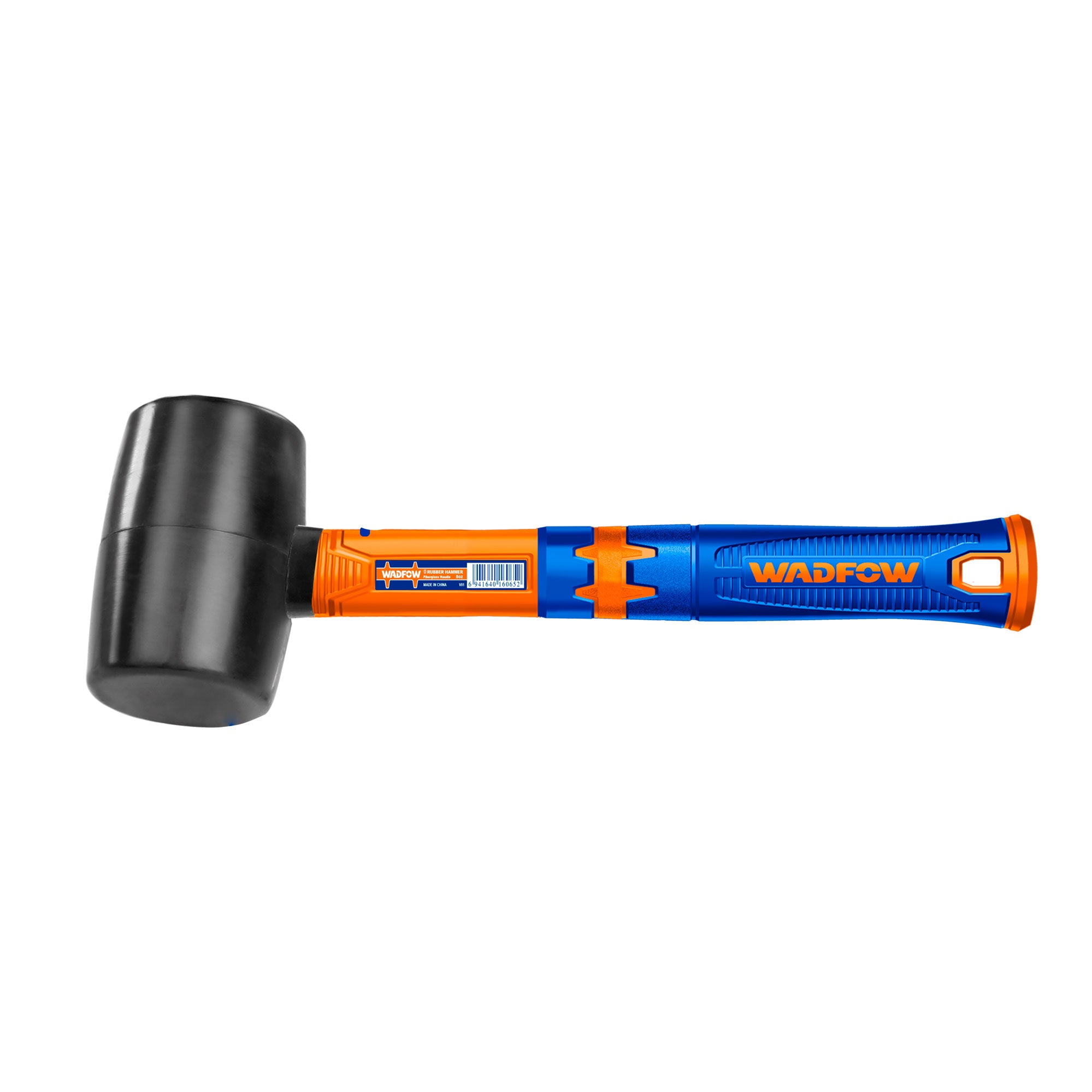 Mazo de caucho 8oz mango de fibra de vidrio WADFOW WHM7301