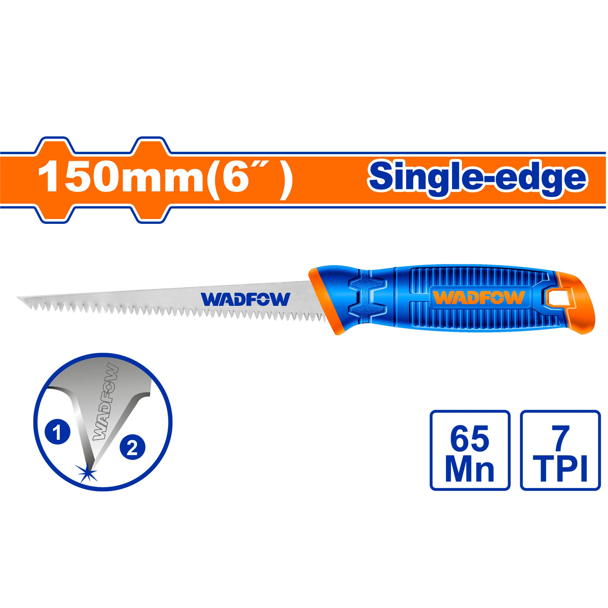 Serrucho para Drywall  6´´ 7TPI WADFOW WHW3G06