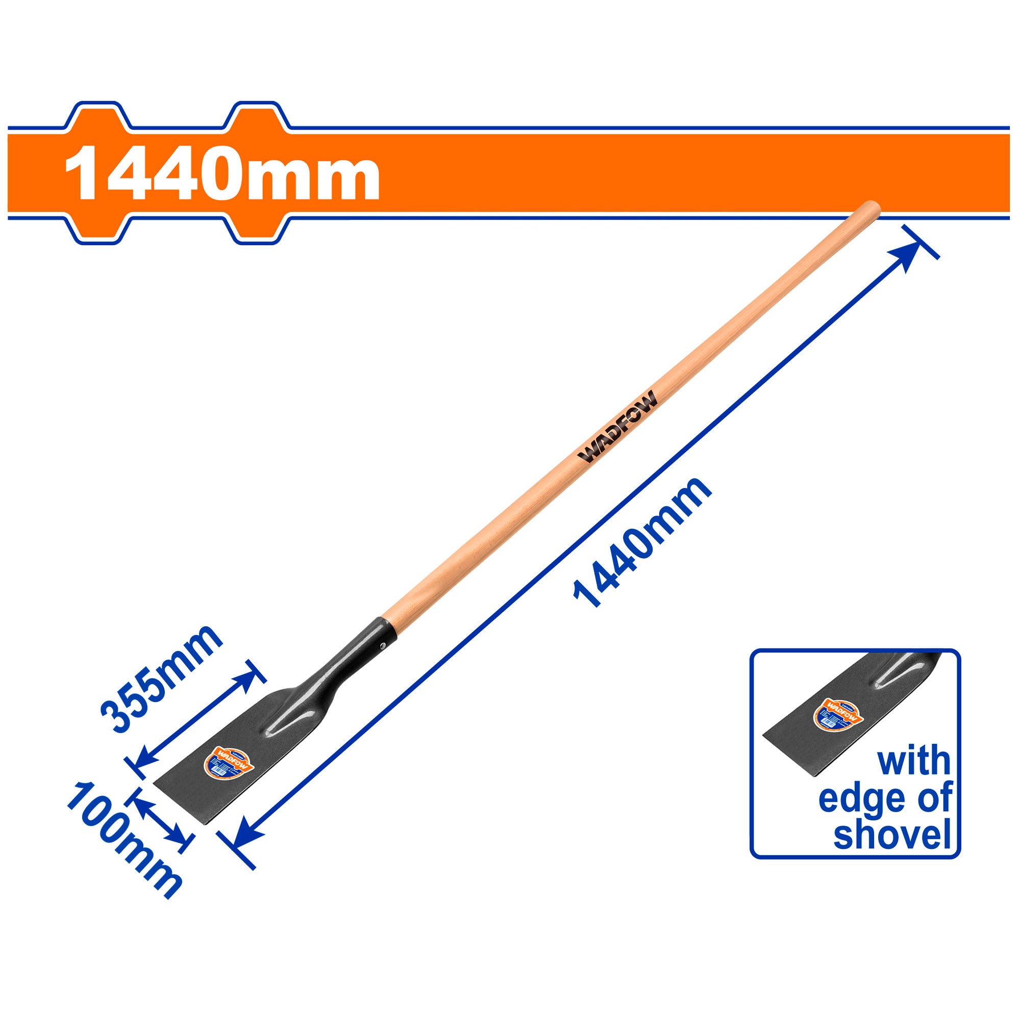 Palin Raspador Mango Madera WADFOW WQA1313