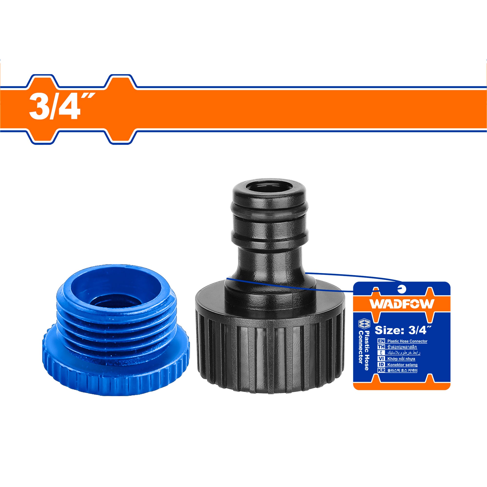 Conector De Manguera Plástico Hembra De 3/4 WQC9E34