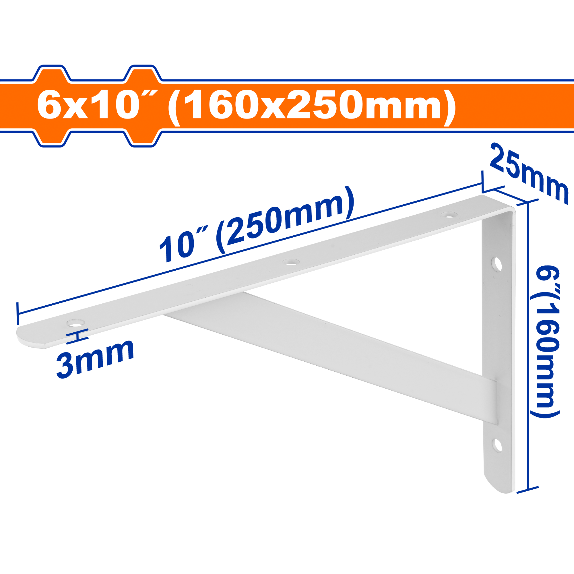 Pie Amigo Tp 25X16Cms Blanco Cap 100Kg WADFOW REF. WZJ3325 - MARKEMSTORE